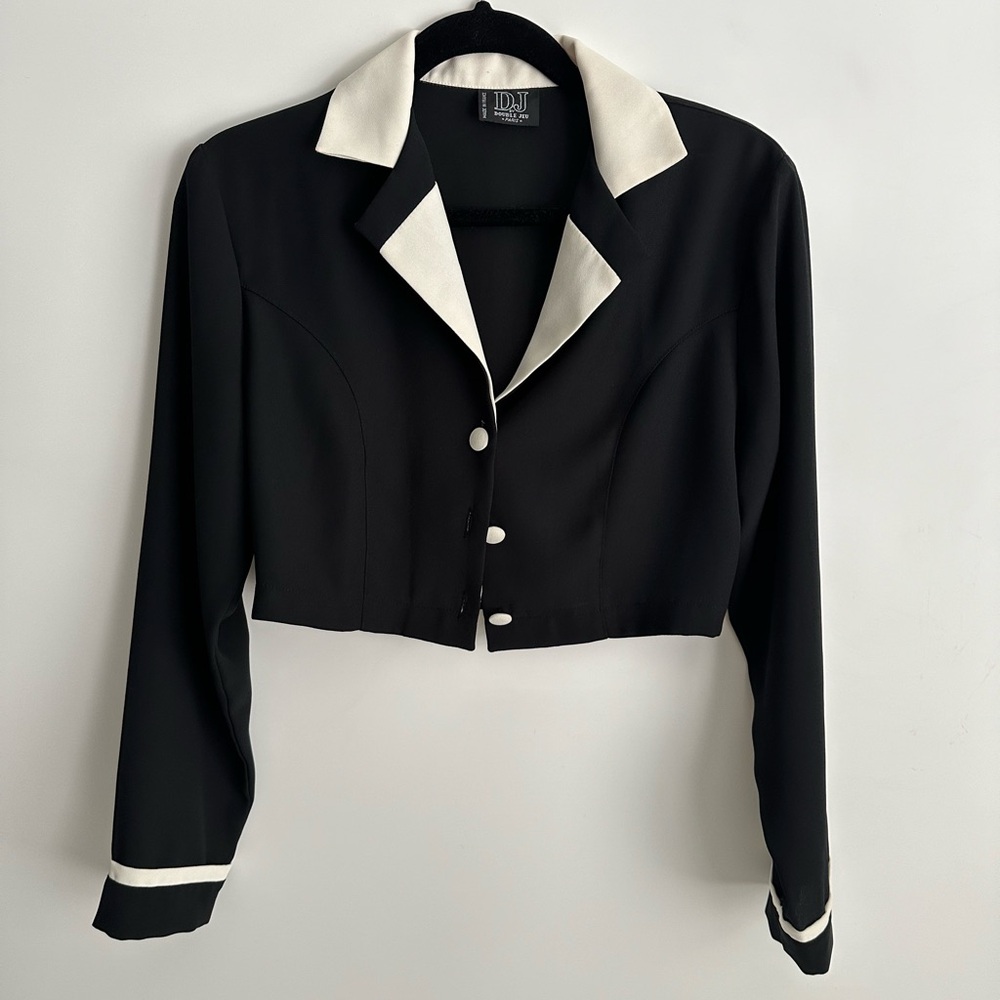 Vintage French Cropped Blazer